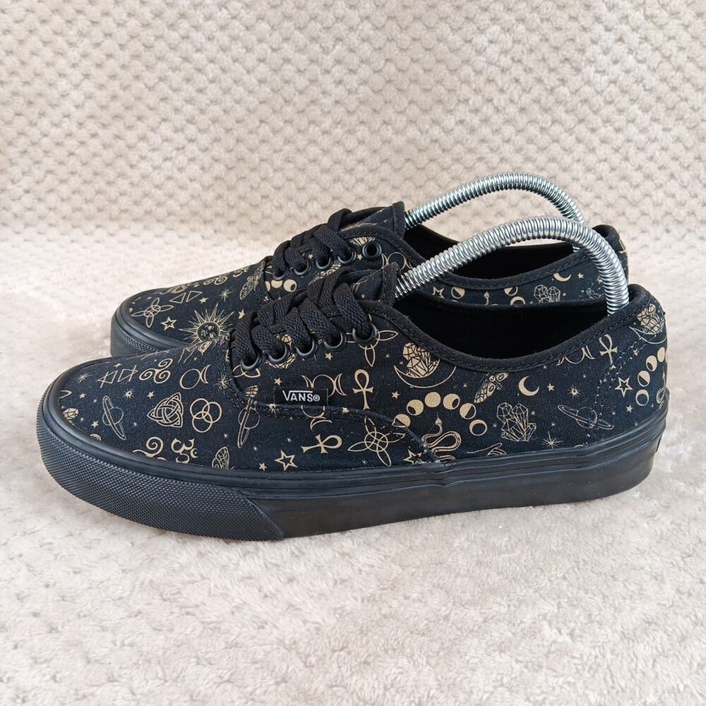 Vans Authentic Witchy Vibes Skate Shoe - Black 8.5 Mens 10 Womens - Picture 4 of 10